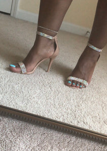 Rhinestone Strappy heels Vid - 5:03